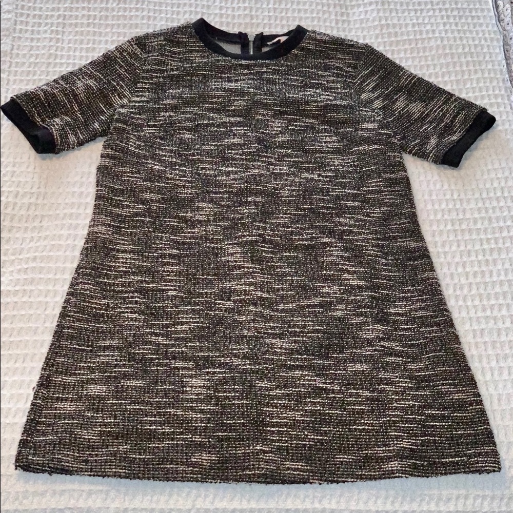 EUC - B&W “Tweed” Style Dress
